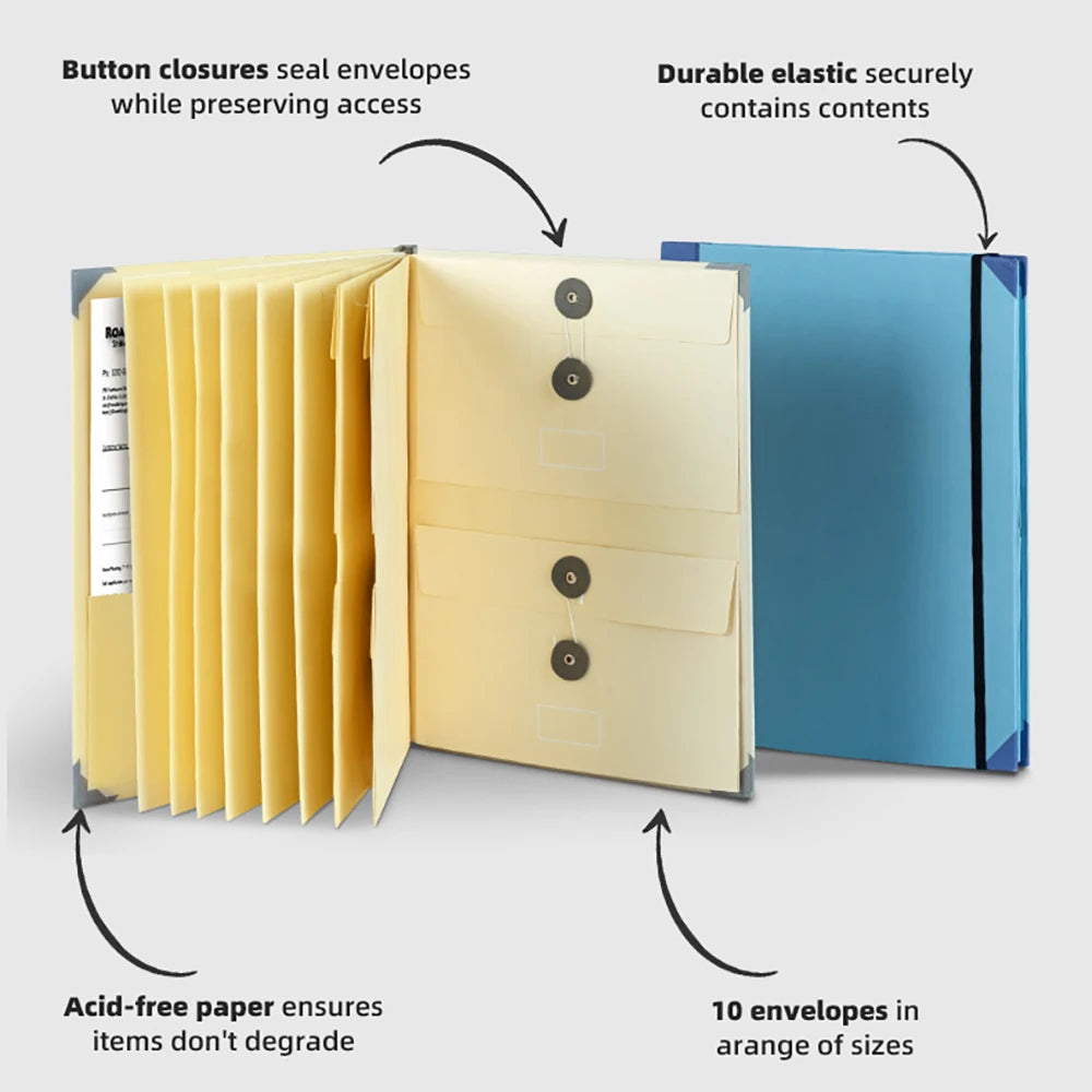 Docunelle™ - Premium Document Organizer Binder