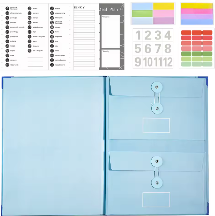 Docunelle™ - Premium Document Organizer Binder